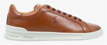 Ralph Lauren Heritage Court II Premium Ανδρικά Sneakers Καφέ