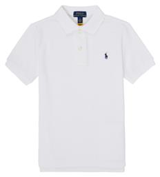 Ralph Lauren Παιδικό Καλοκαιρινό Polo Κοντομάνικο Λευκό