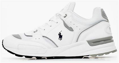 Ralph Lauren Trackster Ανδρικά Sneakers Λευκά