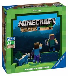 Ravensburger Επιτραπέζιο Παιχνίδι Minecraft Builders & Biomes για 2-4 Παίκτες 10+ Ετών από το Moustakas Toys