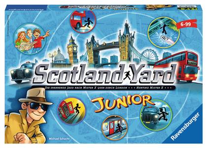 Ravensburger Επιτραπέζιο Παιχνίδι Scotland Yard Junior για 2-4 Παίκτες 6+ Ετών