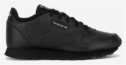 Reebok Classic Leather Running Μαύρα από το Modivo