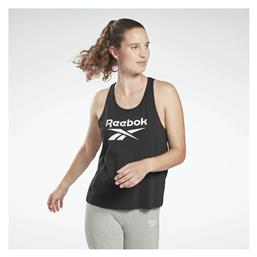 Reebok Identity Αμάνικη Γυναικεία Αθλητική Μπλούζα Μαύρη