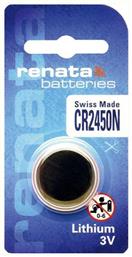 Renata Μπαταρία Λιθίου Ρολογιών CR2450N 3V 1τμχ