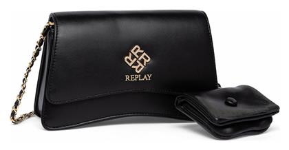 Replay Γυναικεία Τσάντα Μαύρη