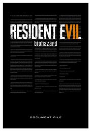 Resident Evil 7: Biohazard Document File