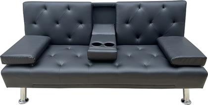 Rest Τριθέσιος Καναπές Κρεβάτι Black 168x88εκ. από το Designdrops