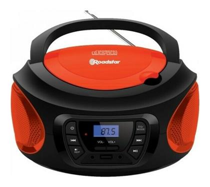 Roadstar Φορητό Ηχοσύστημα CDR-365U με CD / MP3 / USB / Ραδιόφωνο σε Κόκκινο Χρώμα από το GreekBooks