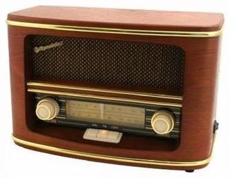 Roadstar HRA-1500/N Retro Επιτραπέζιο Ραδιόφωνο Ρεύματος Καφέ από το Public