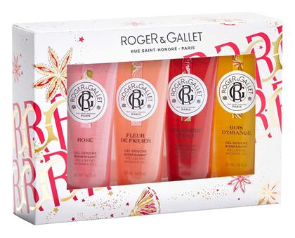 Roger & Gallet Rose Fleur De Figuier Gingembre Σετ Περιποίησης για Καθαρισμό Σώματος με Αφρόλουτρο 50ml από το Pharm24