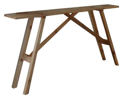 Roosevelt Κονσόλα από Μασίφ Ξύλο Καρυδί Μ119xΠ29xΥ80εκ.