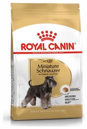 Royal Canin Adult Miniature Schnauzer 3kg Ξηρά Τροφή για Ενήλικους Σκύλους με Καλαμπόκι, Καστανό Ρύζι και Κοτόπουλο από το Plus4u