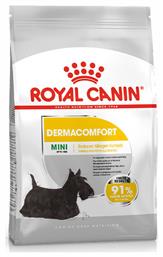 Royal Canin Dermacomfort Mini 3kg Ξηρά Τροφή για Ενήλικους Σκύλους Μικρόσωμων Φυλών με Καλαμπόκι, Πουλερικά και Ρύζι