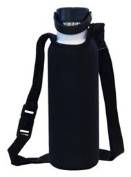 Runbott Ισοθερμική Θήκη για Μπουκάλι σε Μαύρο χρώμα