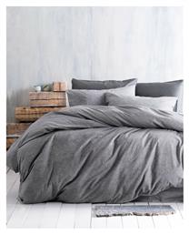 Rythmos Charisma Σετ Κουβερλί Υπέρδιπλο Βαμβακερό Grey 220x240cm