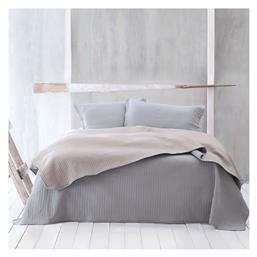 Rythmos Jazz Σετ Κουβερλί Μονό Microsatin 01 Grey-Beige 160x240cm