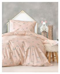 Rythmos Jerom Βρεφικό Σεντόνι Λίκνου Βαμβακερό Ροζ 80x110εκ.