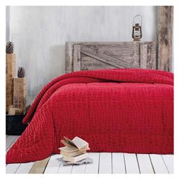 Rythmos Κουβερτοπάπλωμα Υπέρδιπλο 220x240εκ. Croco Κόκκινο