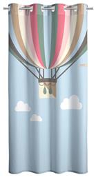 Saint Clair Παιδική Κουρτίνα Balloons με Τρουκς Γαλάζια 160x250εκ.