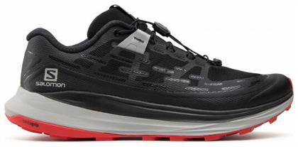 Salomon Ultra Glide Ανδρικά Αθλητικά Παπούτσια Trail Running Black / Alloy / Goji Berry