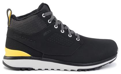 Salomon Utility Freeze Ανδρικά Ορειβατικά Μποτάκια Αδιάβροχα Black / Empirie Yellow