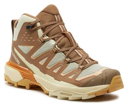 Salomon X Ultra 360 Edge Mid Gtx Γυναικεία Ορειβατικά Μποτάκια Αδιάβροχα με Μεμβράνη Gore-Tex Καφέ