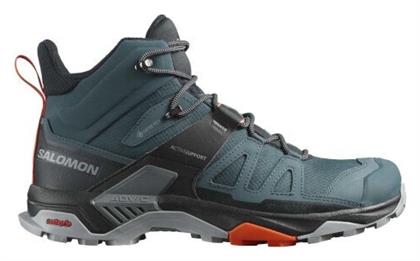 Salomon X Ultra 4 Mid Ανδρικά Ορειβατικά Μποτάκια Αδιάβροχα με Μεμβράνη Gore-Tex Μπλε