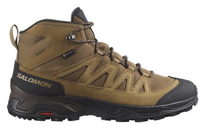 Salomon X Ward Mid GTX Ανδρικά Ορειβατικά Μποτάκια Αδιάβροχα με Μεμβράνη Gore-Tex Deep Lichen Green / Black / Olive Night