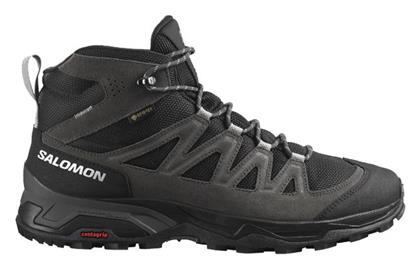 Salomon X Ward Mid GTX Ανδρικά Ορειβατικά Μποτάκια Αδιάβροχα με Μεμβράνη Gore-Tex Μαύρα