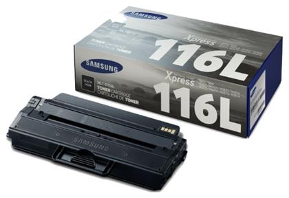 Samsung MLT-D116L Γνήσιο Toner Laser Εκτυπωτή Μαύρο High Yield 3000 Σελίδων (SU828A)