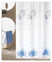 San Lorentzo Shower Κουρτίνα Μπάνιου Υφασμάτινη 180x180 cm Λευκή