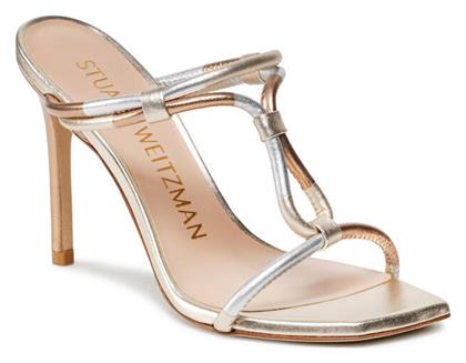 Σανδάλια Stuart Weitzman - Woven Knot 100 Sanda SA620 Χρυσό