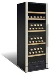 Sanden Intercool ICG-W155 Μαύρο Επαγγελματικό Ψυγείο Κρασιών 298lt με Θερμοκρασία Λειτουργίας +5°C / +22°C Π59.5 x Β59.5 x Υ155εκ.
