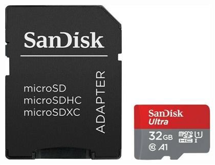 Sandisk Ultra microSDHC 32GB Class 10 U1 A1 UHS-I