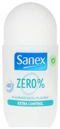 Sanex Zero 0% Extra Control Αποσμητικό 48h σε Roll-On Χωρίς Αλουμίνιο 50ml από το e-Fresh