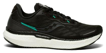 Saucony Triumph 19 Γυναικεία Αθλητικά Παπούτσια Running Μαύρα