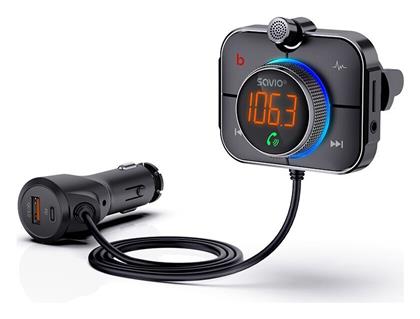 Savio FM Transmitter Αυτοκινήτου TR-14 με AUX / Bluetooth / MicroSD / Type-C / USB