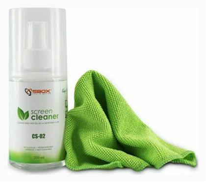 Sbox Screen Cleaner with Cloth 200ml