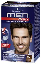 Schwarzkopf Men Perfect 80 Φυσικό Μαύρο Καστανό 40ml