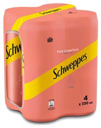 Schweppes Κουτί Σόδα Grapefruit με Ανθρακικό 4x330ml από το e-Fresh