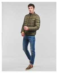 Scotch & Soda Ανδρικό Χειμωνιάτικο Μπουφάν Puffer Χακί