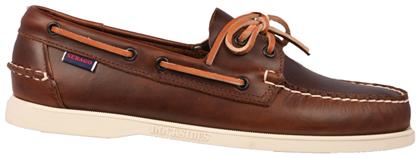 Sebago Docksides Portland Δερμάτινα Ανδρικά Boat Shoes Waxed Brown