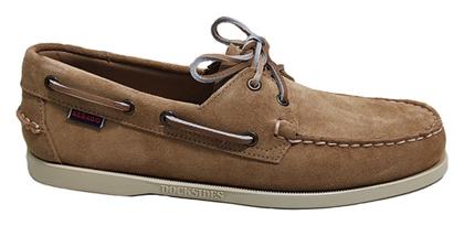 Sebago Portland Flesh Out Ανδρικά Boat Shoes σε Μπεζ Χρώμα