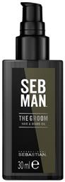 Sebastian Professional Λάδι Περιποίησης για Γένια Seb Man The Groom 30ml από το Pharm24