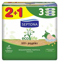 Septona Ecolife Μωρομάντηλα χωρίς Οινόπνευμα & Parabens 3x60τμχ από το Pharm24