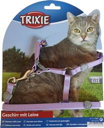 ΣΕΤ ΓΑΤΑΣ TRIXIE HARNESS WITH LEAD 26-37CM ΛΙΛΑ από το Plus4u