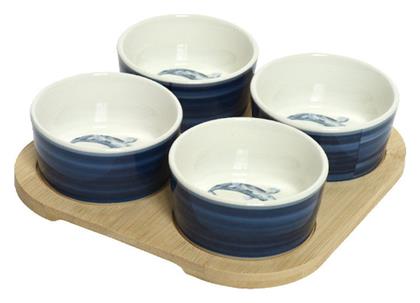 Σετ Σερβιρισματος Πορσελανη 19.7x19.7x4.5cm Μονόχρωμο Kaeming