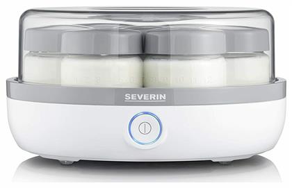 Severin JG 3518 Γιαουρτομηχανή με Βαζάκια 1.05lt Λευκή 13W