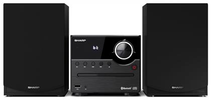 Sharp Ηχοσύστημα 2.0 XLB512 45W με Digital Media / CD Player και Bluetooth Μαύρο από το Public