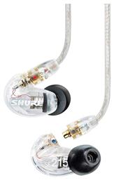 Shure Ακουστικά Ψείρες In Ear SE215 Διάφανα